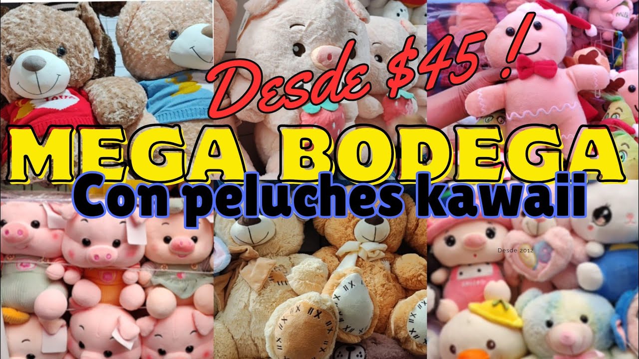 Bodega de peluches escondida cerca de Tepito/ Peluches gigantes y de todo tipo desde $45  #nayech