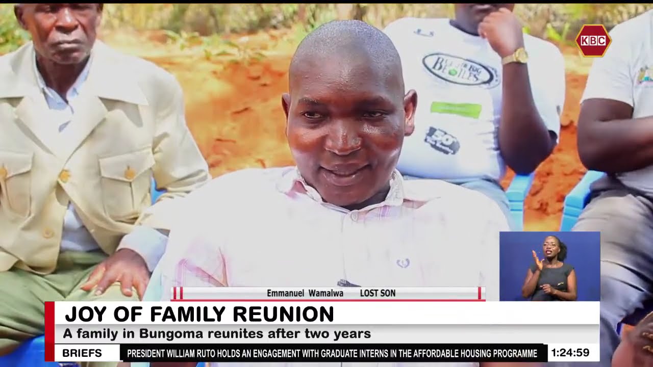 A family in Bungoma reunites after two years