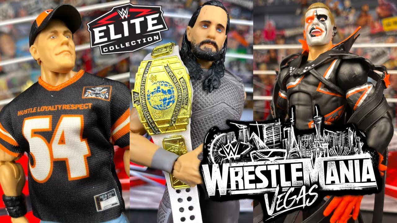Фигурки Wrestlemania Elite! Обзор и распаковка полного набора