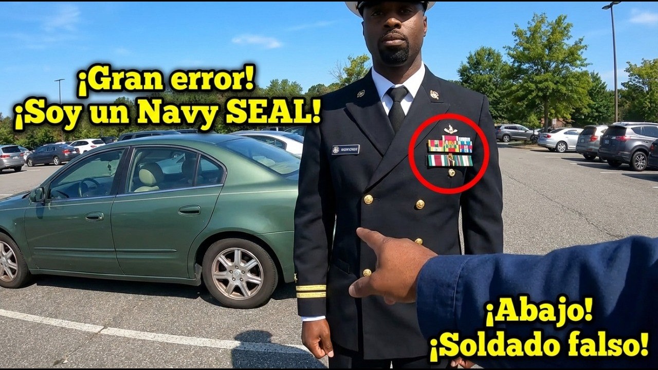 Policía racista derriba a Navy SEAL negro—12 min después, Pentágono lo hunde