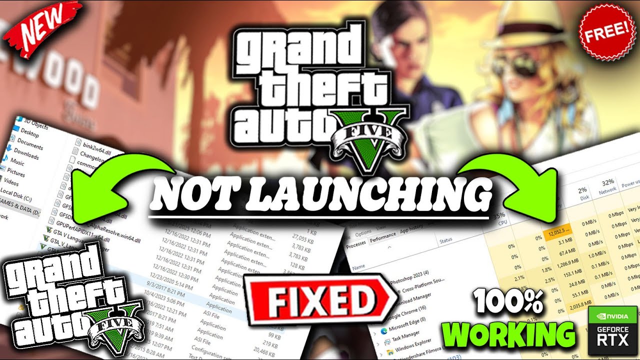 How To Fix GTA 5 Not Opening || GTA V Not Open Fix When Click On Launcher || 100% Working With Proof