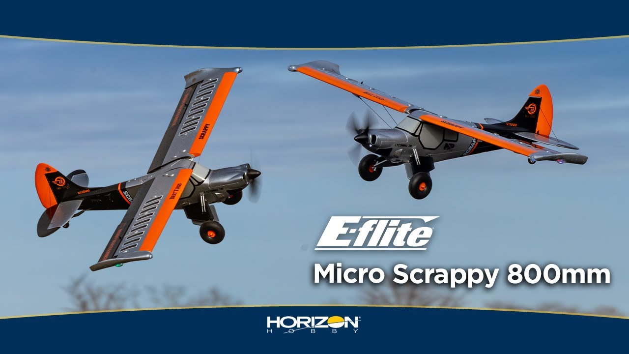 E-flite Micro Scrappy 800mm RC Airplane