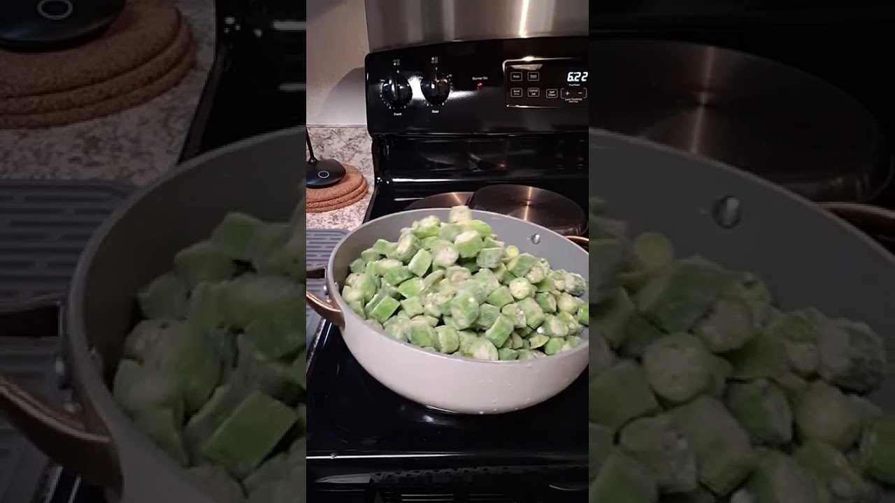 Let's prepare okra stew together ❤️ 😋 