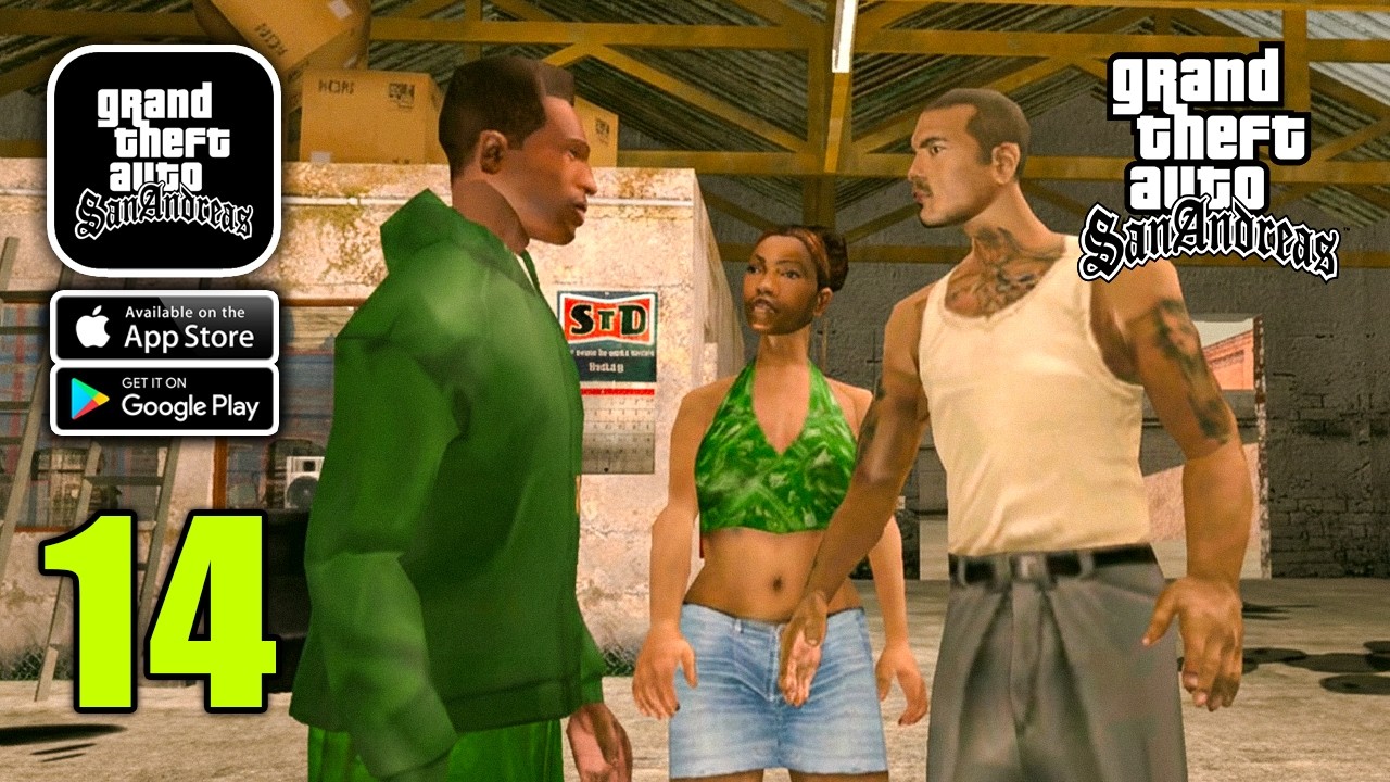 Grand Theft Auto: San Andreas Mobile Gameplay Walkthrough Part 14 - (Android, iOS)