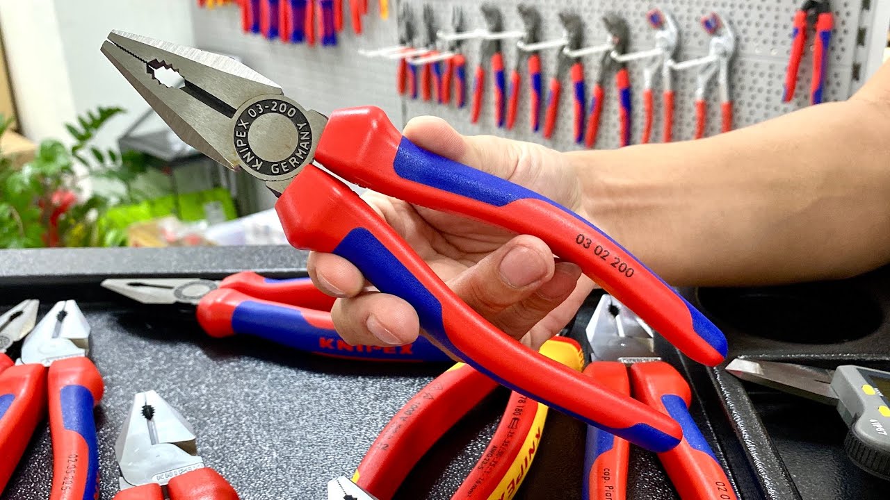 Kìm răng đầu bằng Knipex 03 02 200, made in Germany