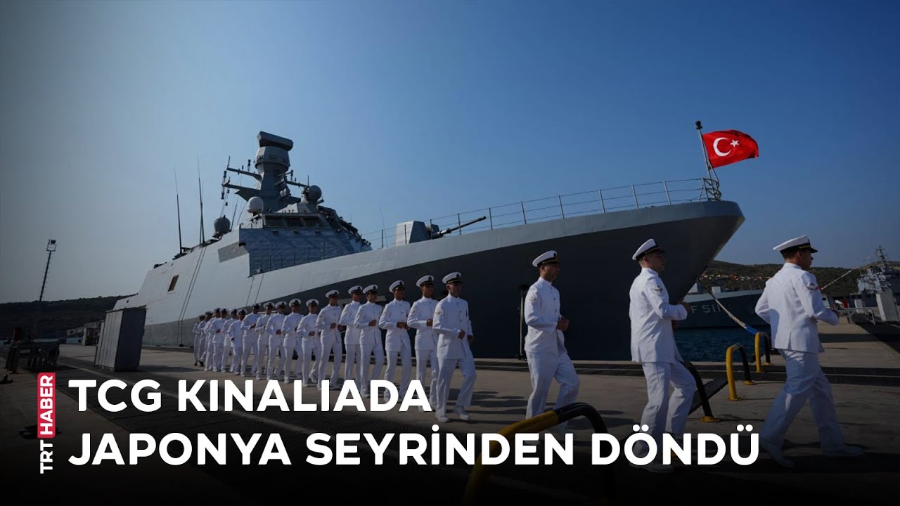 TCG Kınalıada Foça'da törenle karşılandı