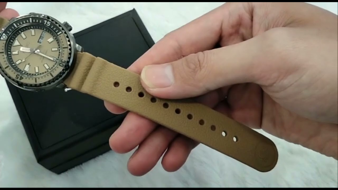 Seiko Prospex Baby Tuna Brown Dial Brown Rubber