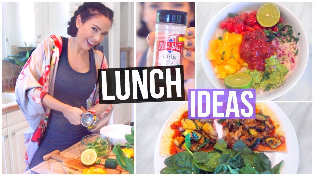 3 LUNCH IDEAS! Healthy, Vegan & Easy!