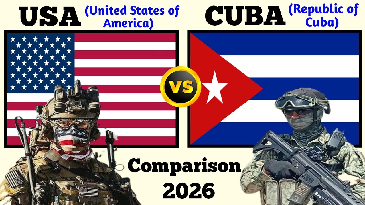 USA vs Cuba Military Power 2026 | Who Would Win? Full Military Comparison 🇺🇸 vs 🇨🇺