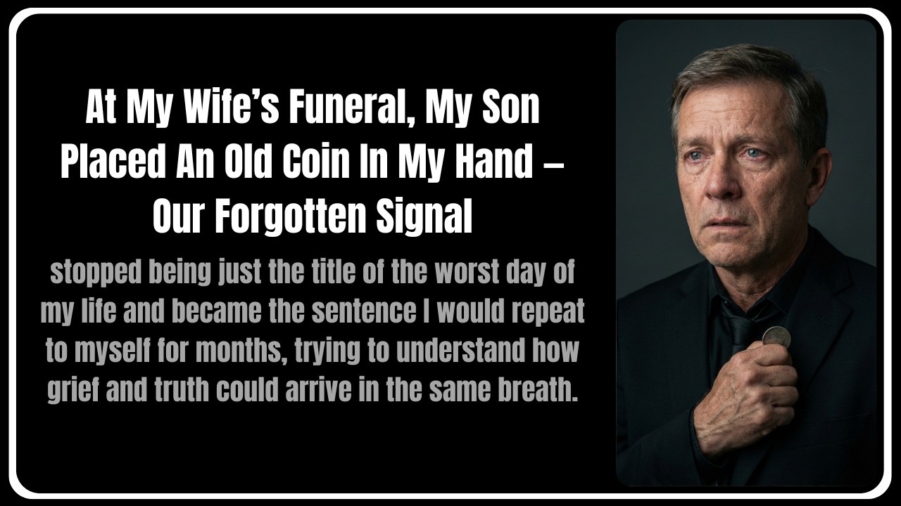 At My Wife’s Funeral, My Son Placed An Old Coin In My Hand — Our Forgotten Signal