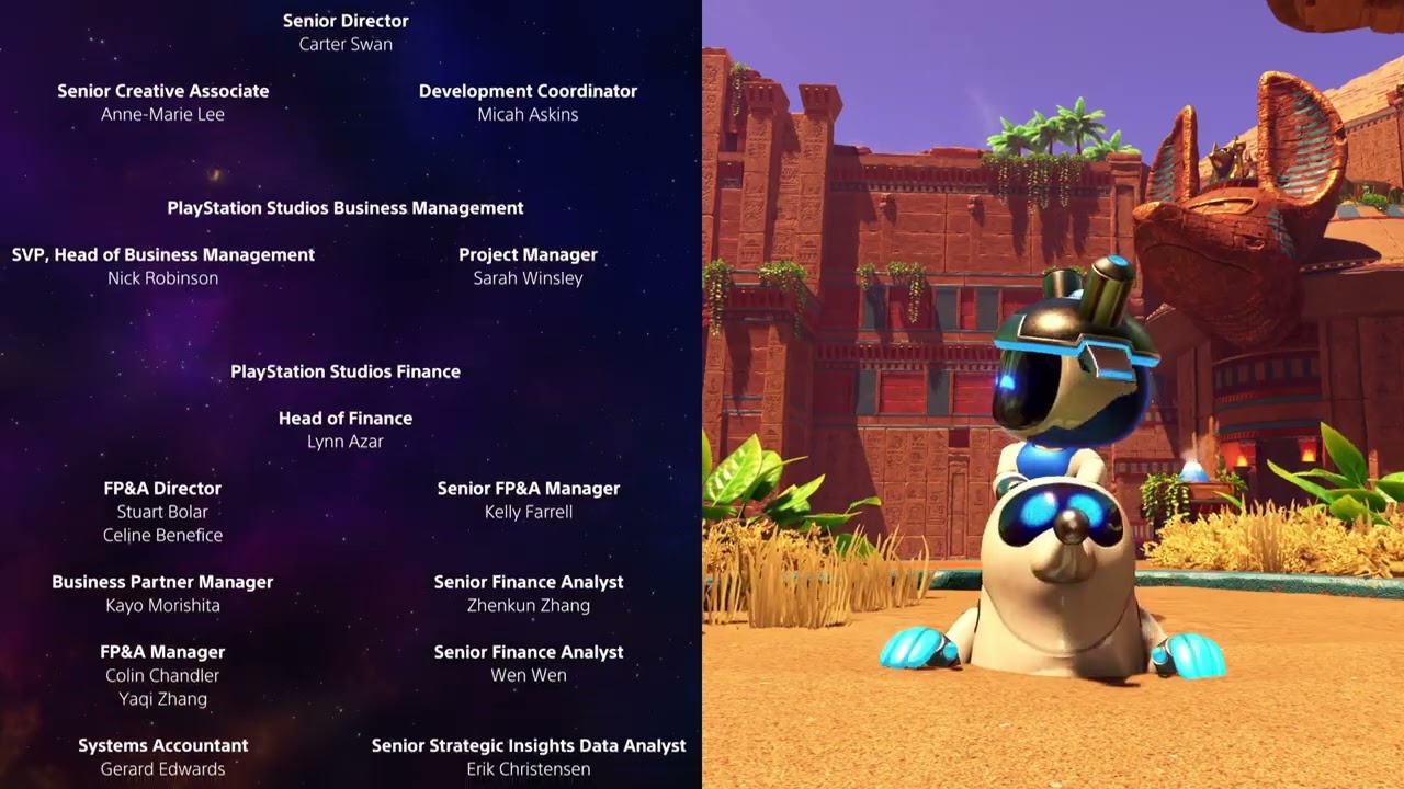 Astro Bot Ending (Song & Credits)