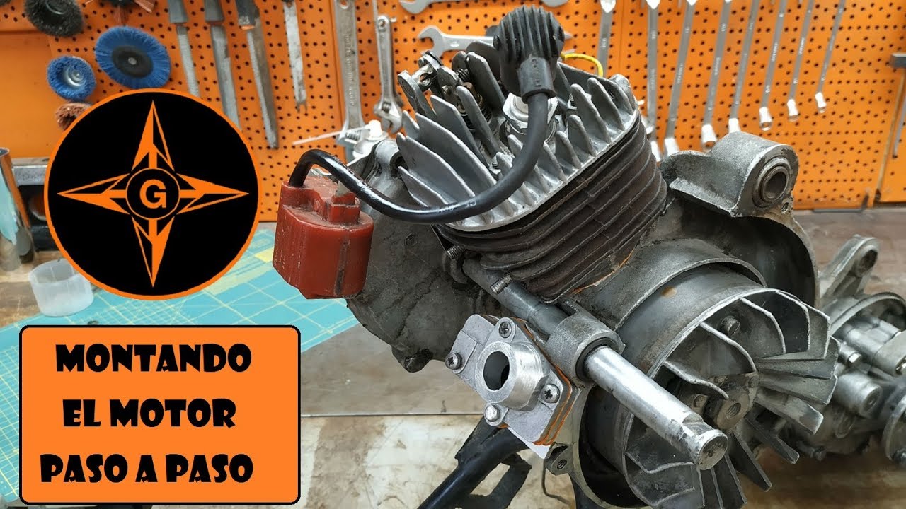 #3 RESTAURACION DE MI MOTO VESPINO SC AL ALX DEL AÑO 1985 PASO A PASO, MONTANDO EL MOTOR / GINESSOT