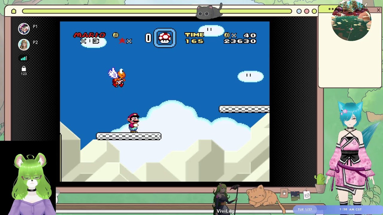 Super Mario World: Vanilla SMW but someone else controls it feat @ViviLilyVT