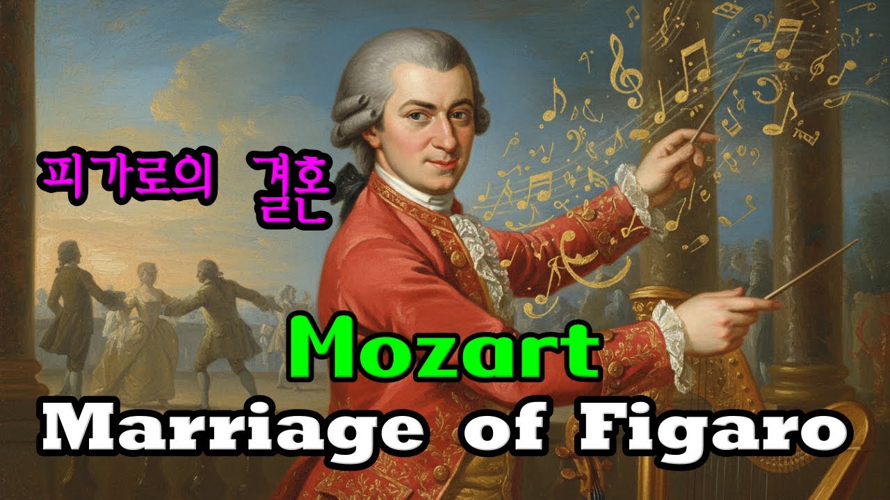 Mozart - Marriage of Figaro,  Overture 모차르트 피가로의 결혼, 서곡. Bach 베토벤. Schubert. 사티. Liszt 라흐마니노프. 결혼행진곡