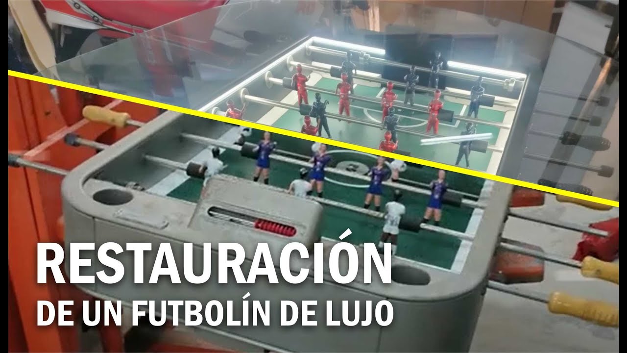 Restauración futbolín de lujo