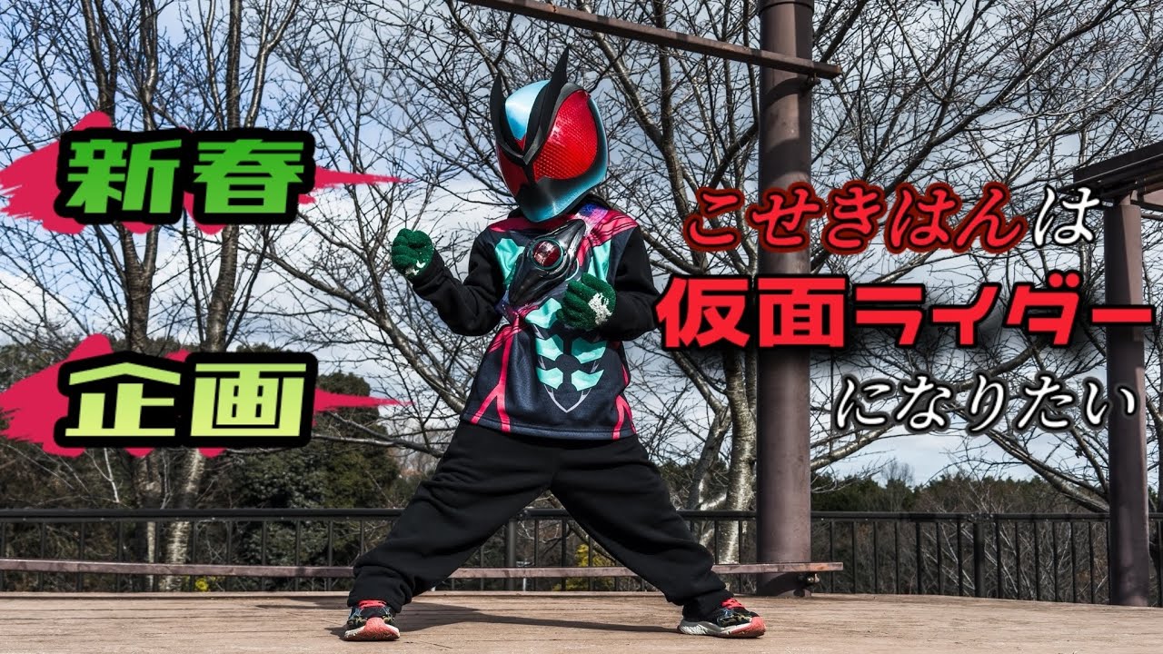 🎍新春企画🎍こせきはんは仮面ライダーになりたい〜パパも仮面ライダーになりたい〜