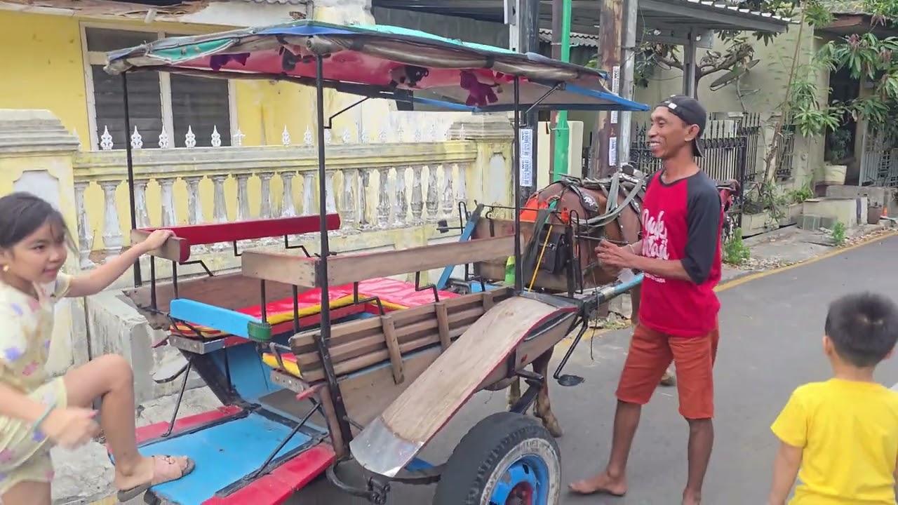 ASLI BISA PUTAR BALIK LANGSUNG !? #petyawadidauw #kuda #delman #andong #jalanjalansore #shorts