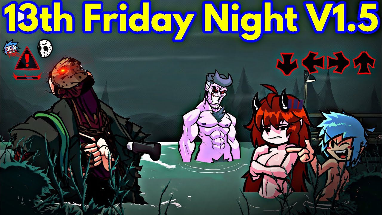 Friday Night Funkin' Vs 13th Friday Night: Funk Blood V1.5 | Jason Voorhees (FNF/Mod/New + Cutscene)