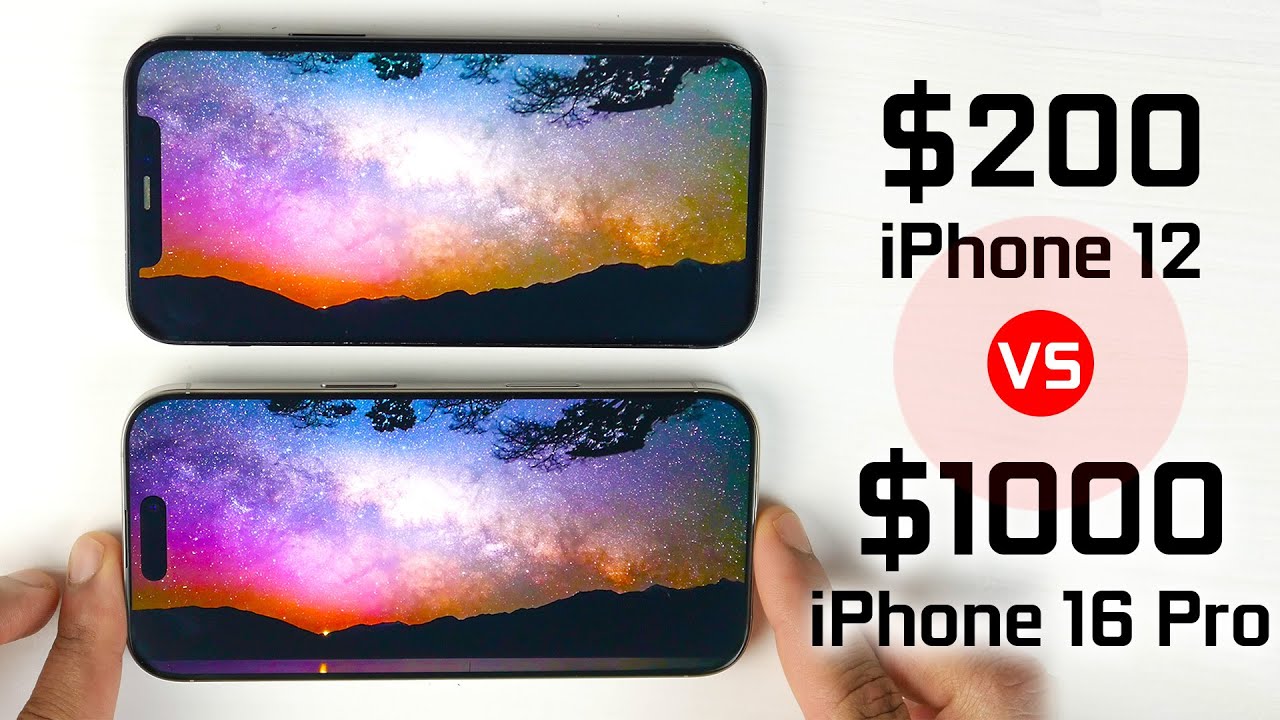 Стоит ли обновлять старый iPhone? iPhone 12 против iPhone 16 Pro