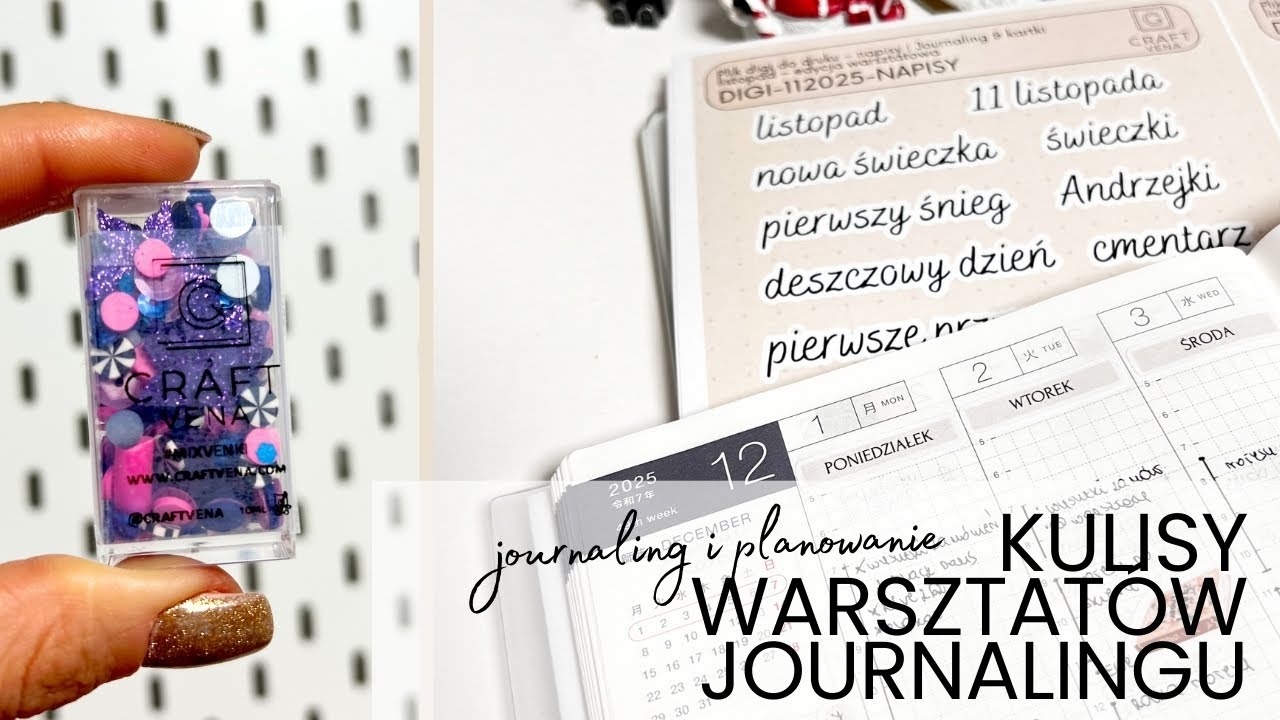 Jak powstają warsztaty journalingowe? ✨ kulisy, pakowanie i planowanie z naklejkami