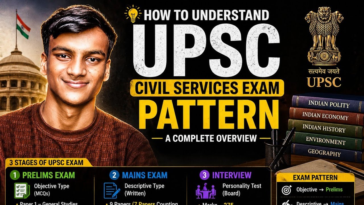 How to understand upsc civil services exam pattern? @socialwallah04