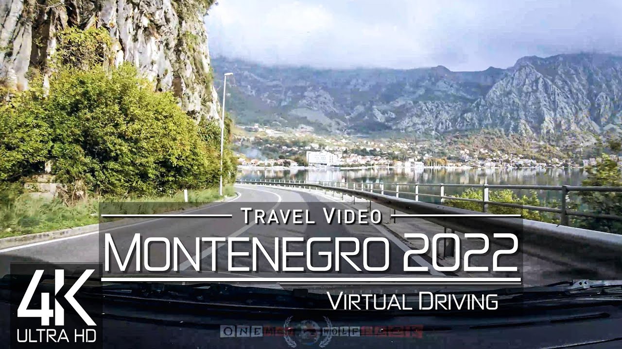 【4K 60fps】🇲🇪 1 HOUR RELAXATION FILM: 🚗 &laquo;Driving in Montenegro (Europe)&raquo; Ultra HD 📺 UHD Ambient TV