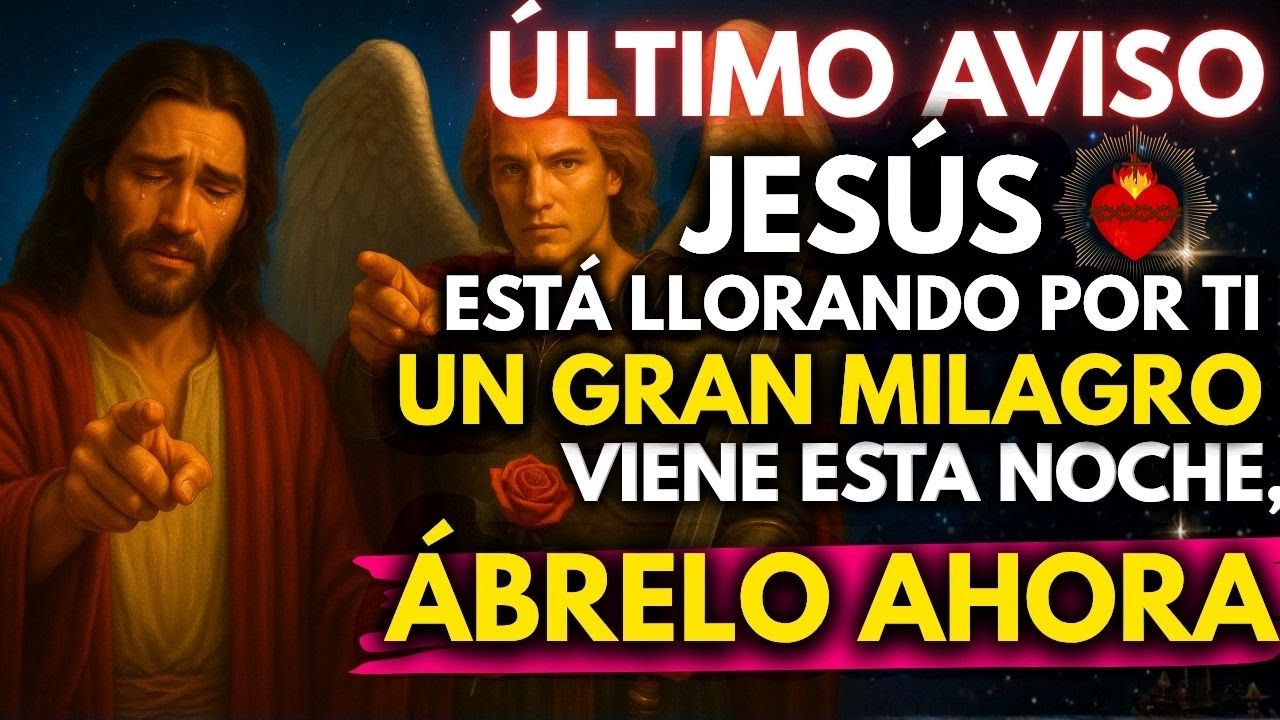 😢 JESÚS ESTÁ LLORANDO POR TI… UN GRAN MILAGRO VIENE ESTA NOCHE, ÁBRELO AHORA