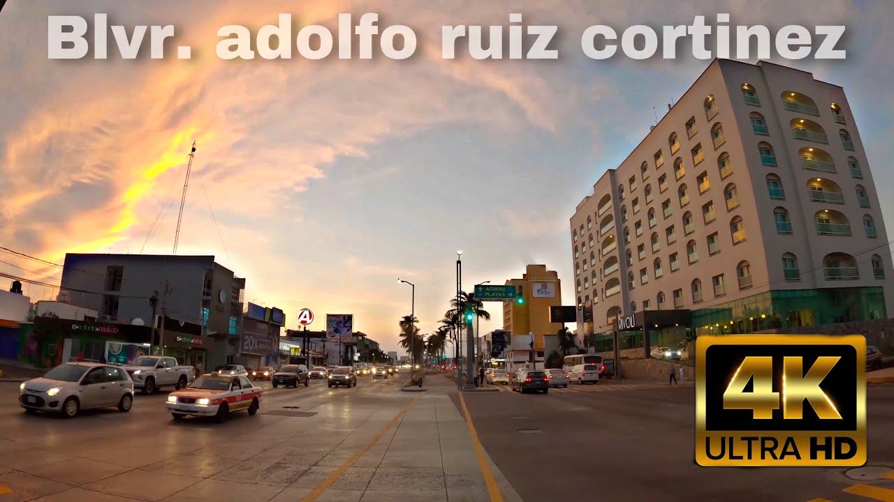 [4K] Tour por veracruz - boulevard ruiz cortines - boca del rio