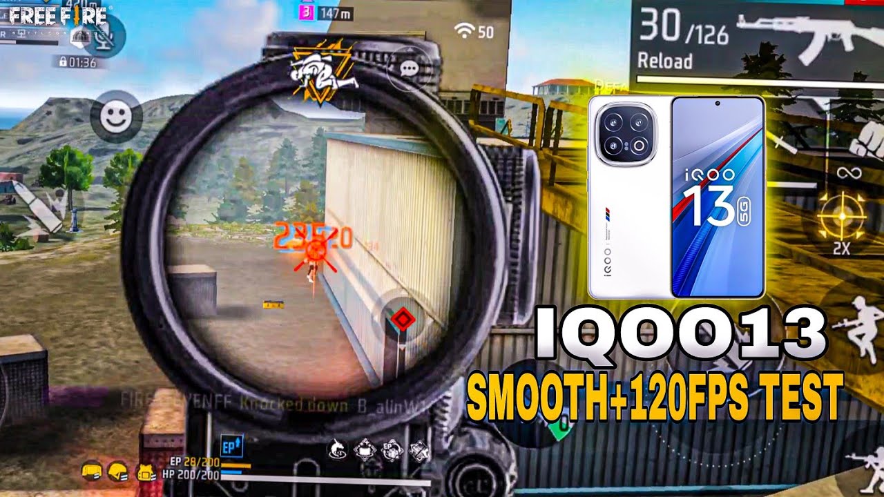 iqoo 13 Update FreeFire Gameplay test 2025 😈Battleground Gameplay iqoo 13 review 🔥iqoo 13 120fpsTest