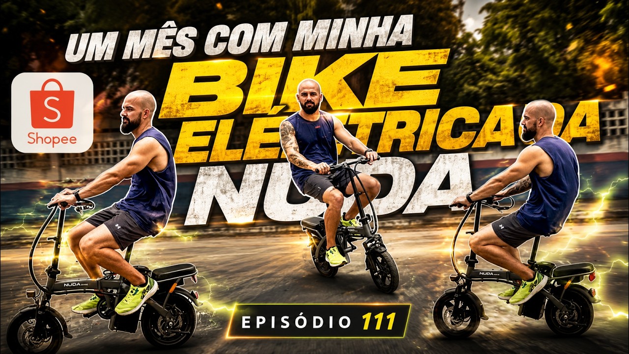 Bicicleta Elétrica Nuda da Shopee! Um mês de uso diário e minha opinião sincera! Vale a pena? 