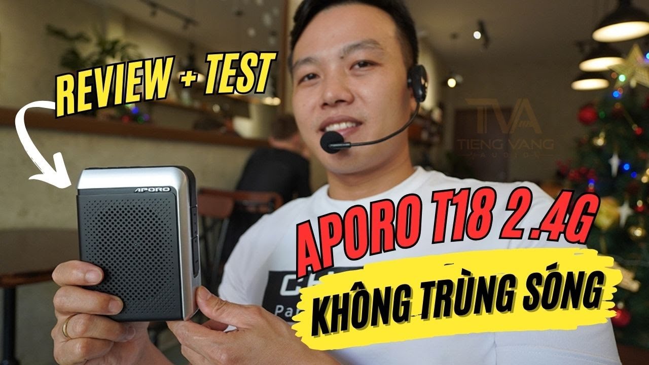 Máy trợ giảng Aporo T18 2.4G | Giá như biết nó sớm hơn