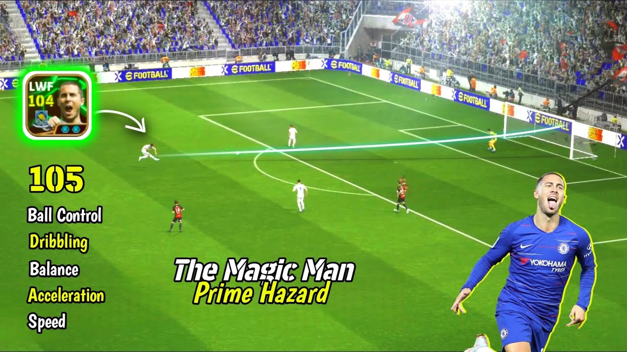Hazard is too Hazardous 🗿🔥Toying with Defenders ☠️ Momentum Dribbling Hazard Review in eFootball 25