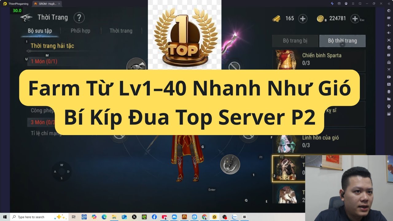 P2:Hướng Dẫn Tân Thủ Farm LV1-40 Cực Nhanh – Bí Kíp Đua Top Server!”