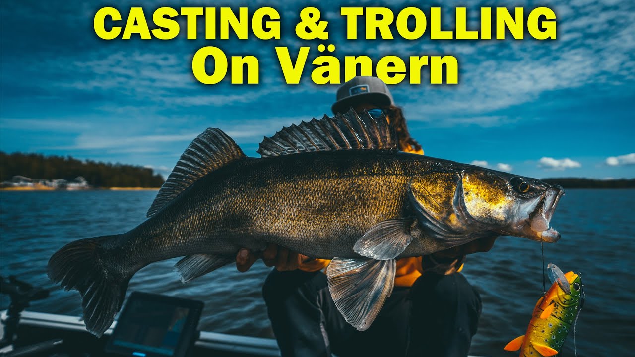Dusk till Dawn Fishing - Casting & Trolling on lake Vänern