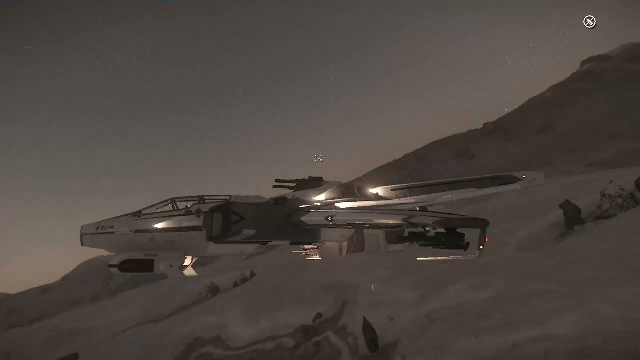 Star Citizen exploring on Daymar