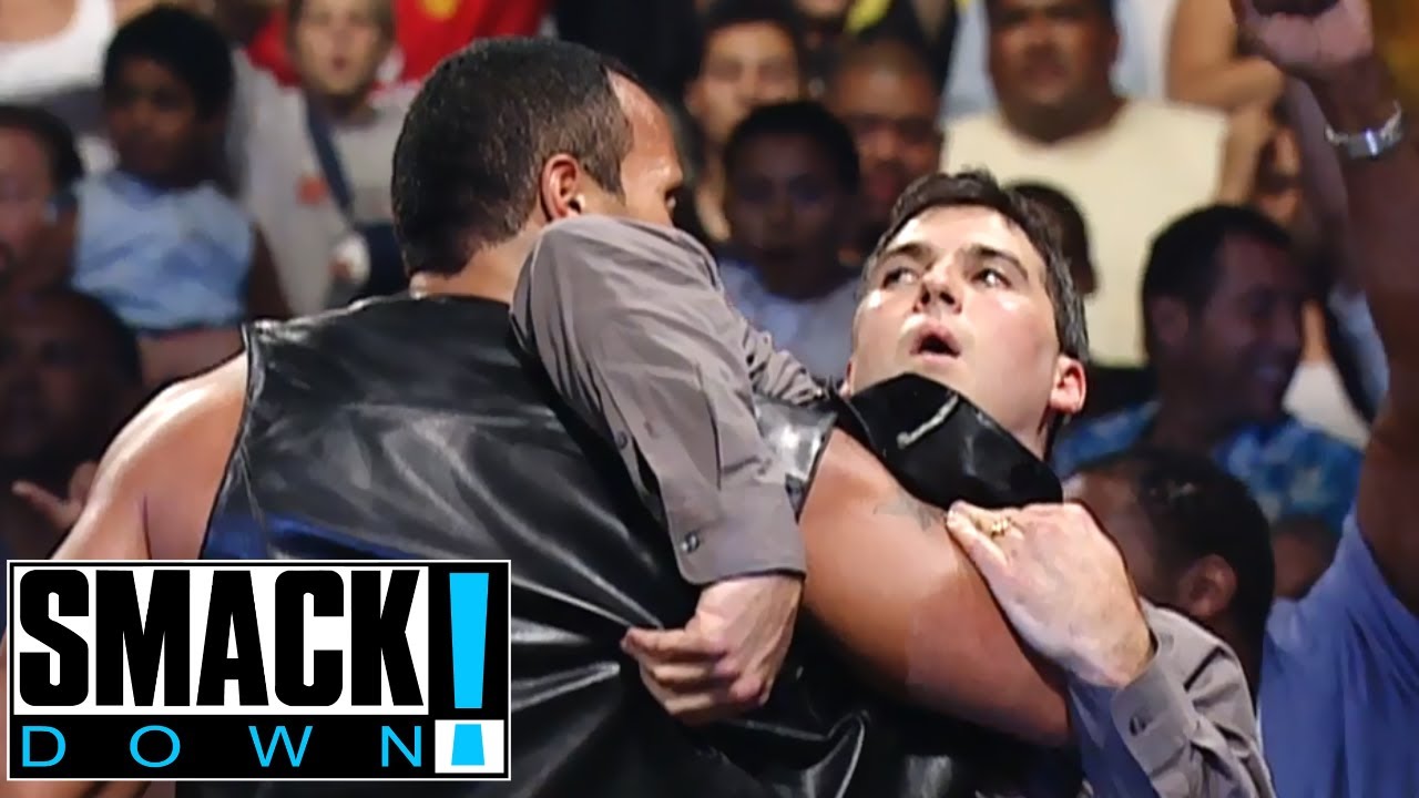 The Rock Gets Payback on Booker T & Shane McMahon - SMACKDOWN!