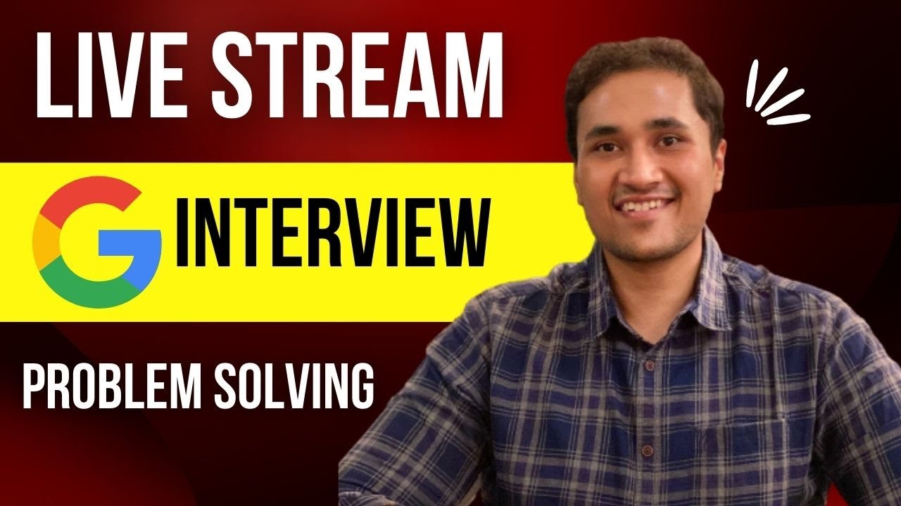 🔴 #16 LIVE: Solving Top Google Interview Questions || @RachitJain