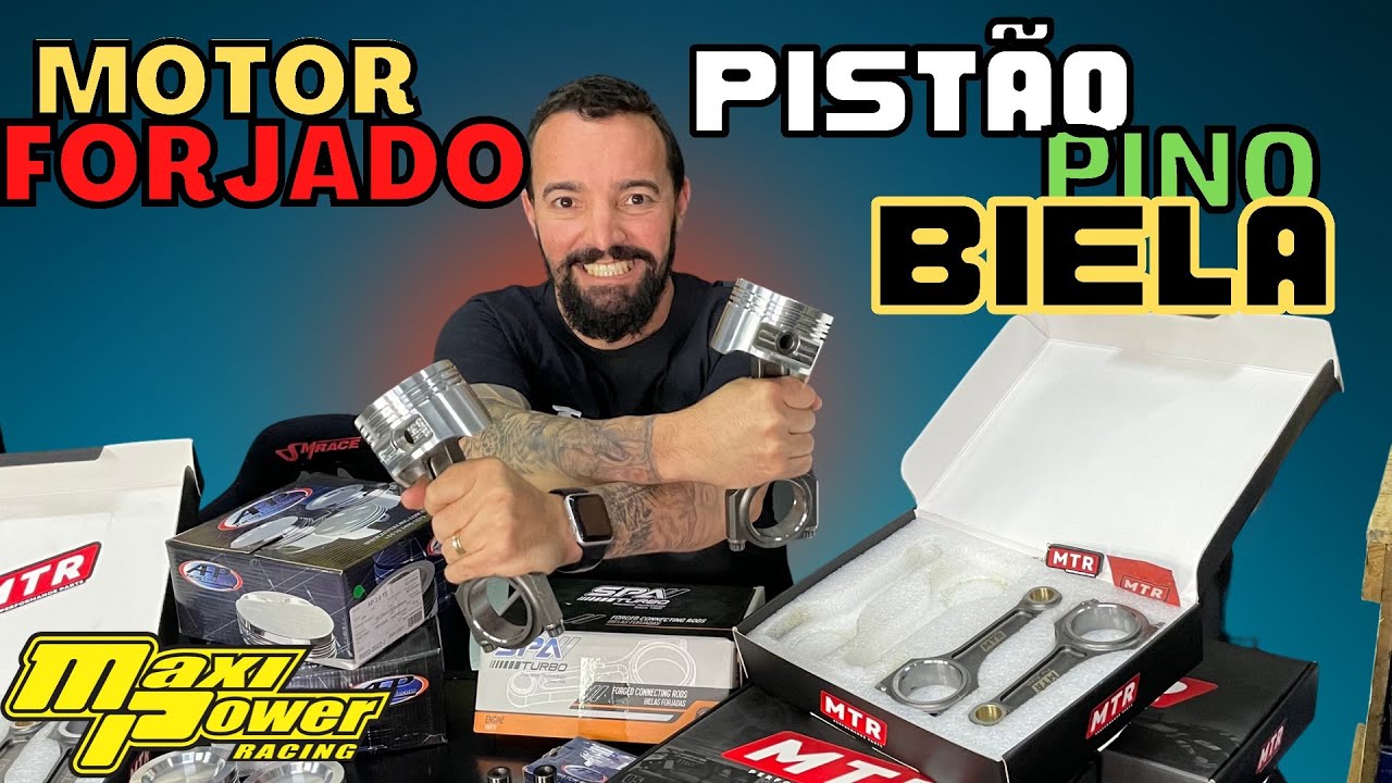 MOTOR FORJADO [PISTÃO, PINO E BIELA FORJADOS] 🚀💪🏻