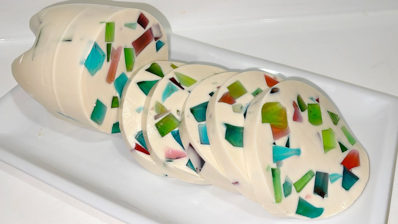Gelatina de Mosaico sin molde PASO A PASO desde zero