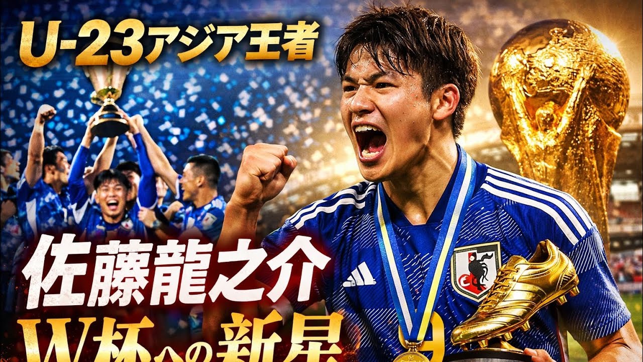 佐藤龍之介が世界へ挑むU-23アジア王者からW杯候補へ 輝き始めた新エース