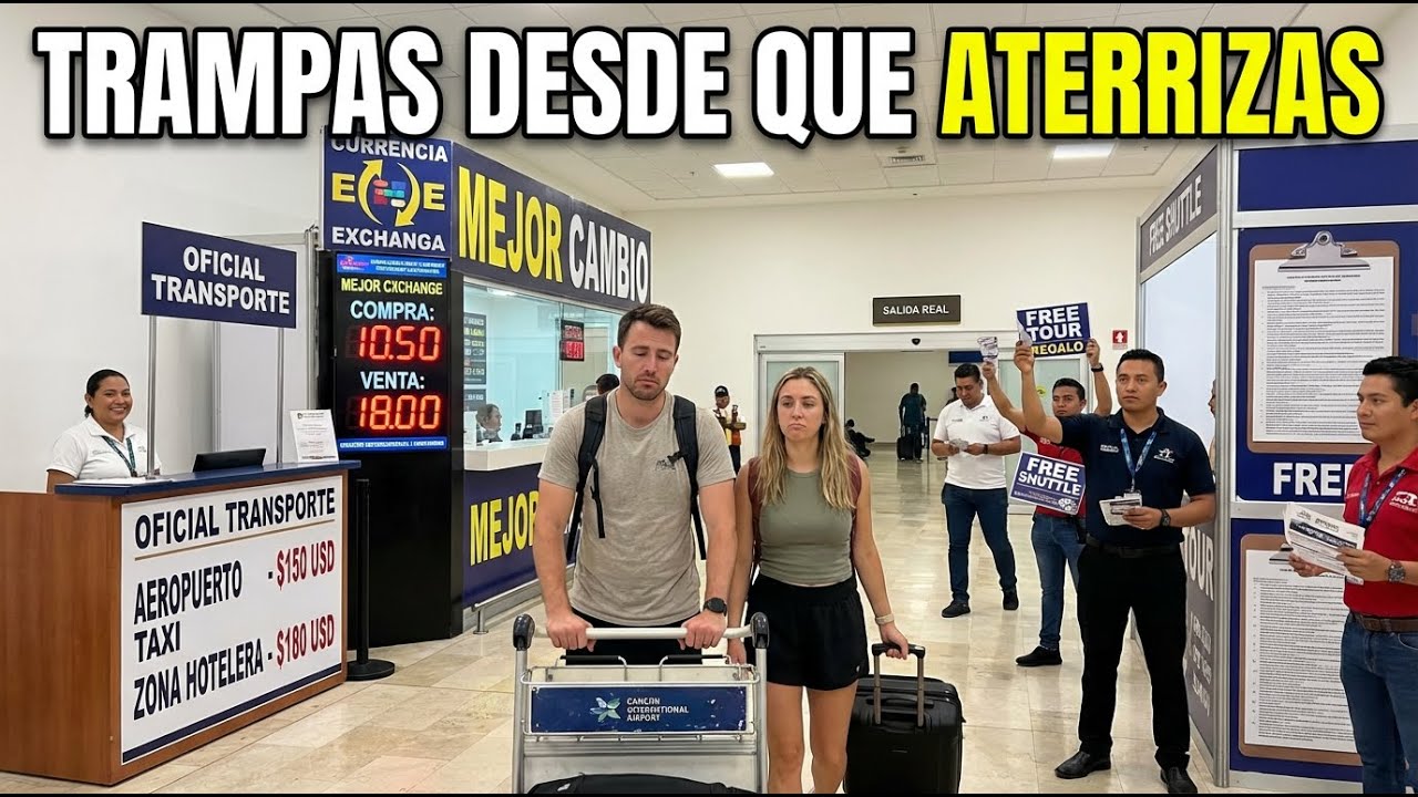Desde Que Aterrizas En Cancún — Estas Trampas Ya Te Están Esperando