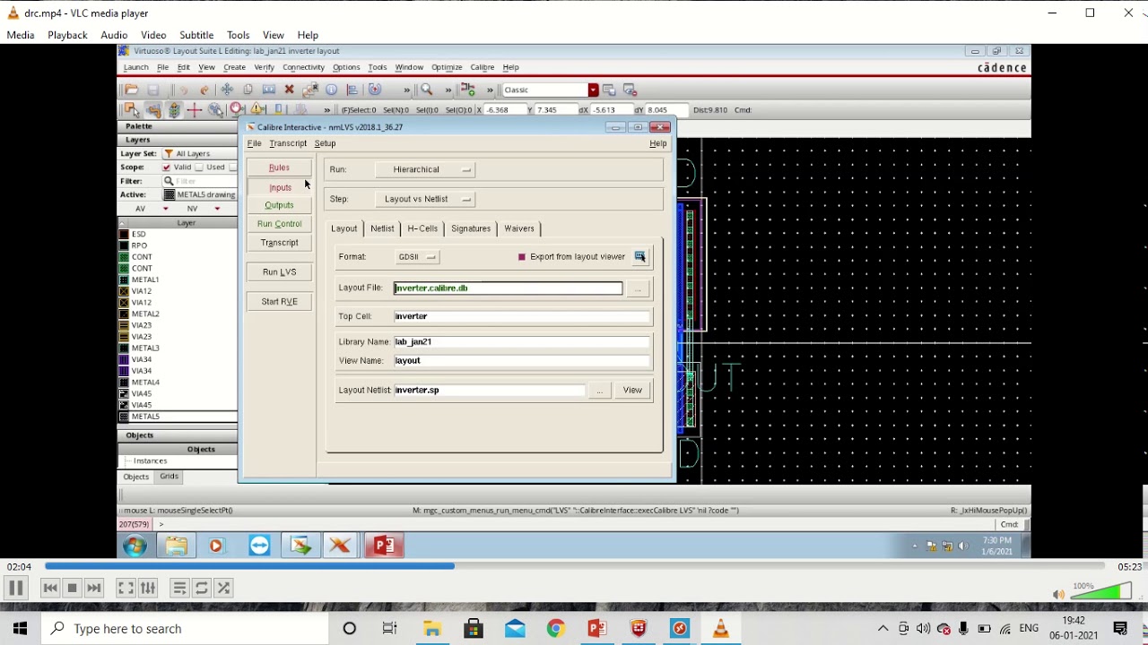 12 Cadence Inv drc lvs pex| | #IITKGP || #ECE