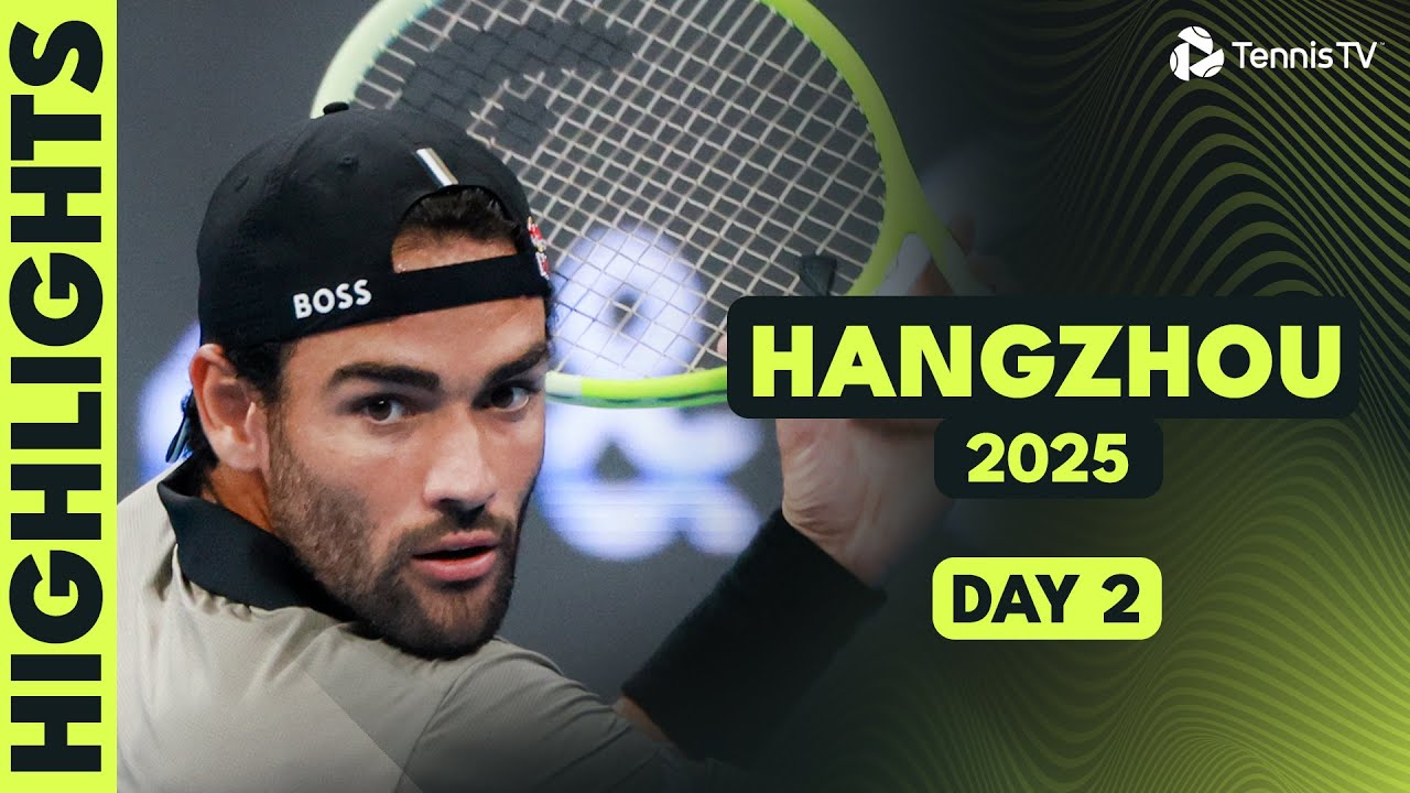 Berrettini & Zhang Return; Cilic & More Also In Action! | Hangzhou 2025 Day 2 Highlights