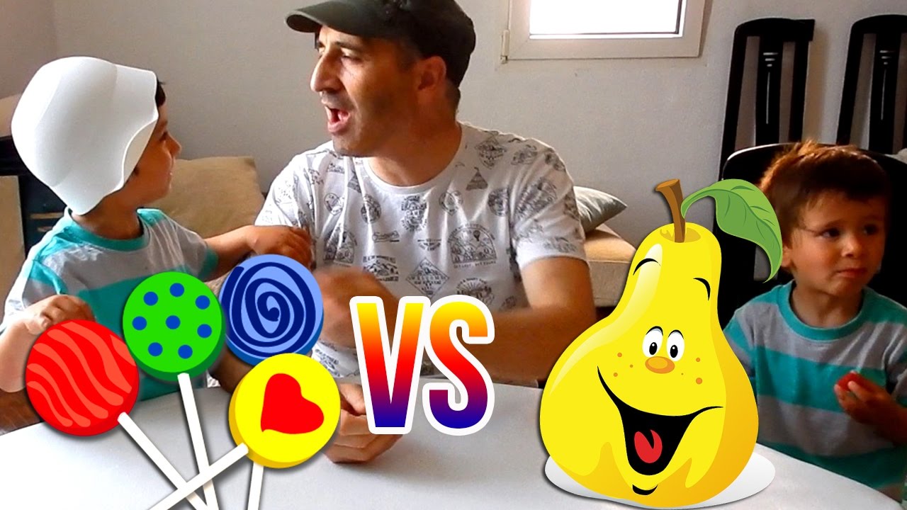 GOMINOLAS vs FRUTA Challenge  El reto de los dulces GUMMY vs realidad