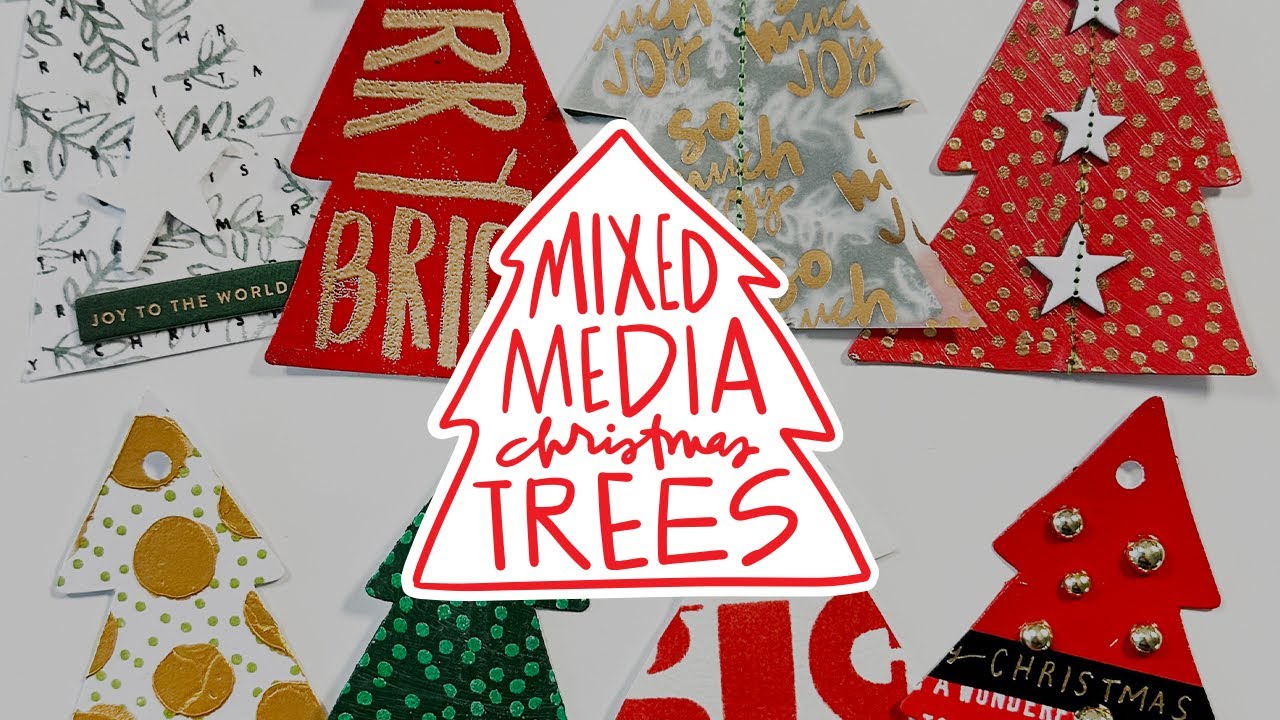 December Daily® 2024 | Mixed Media Tress Part 01