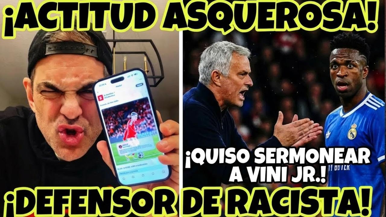 ¡VINI BAILA! Actitudes asquerosas, técnico defiende racista y Mbappé furioso, vergüenza Mourinho!