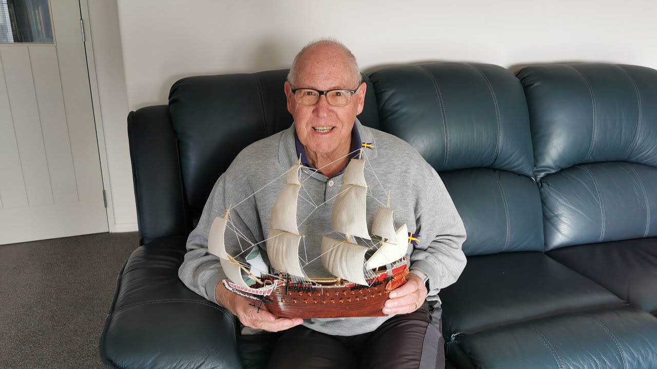Building the Airfix plastic model of the 