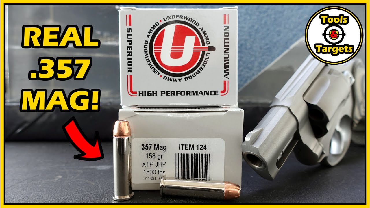 Magnum POWER!....158 Grain Underwood .357 Magnum AMMO Test! Is This Some of The BEST?