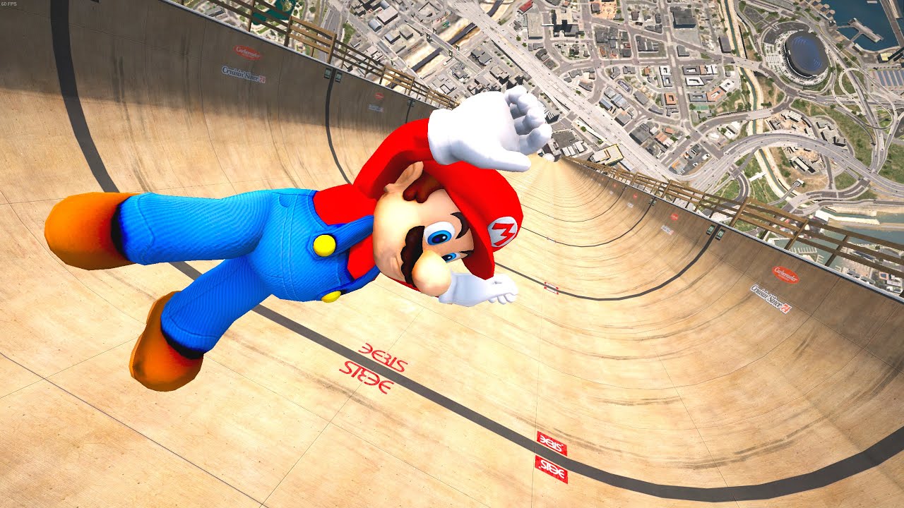 GTA 5 Epic Ramp Ragdolls/Mario Compilation vol.5 (GTA 5, Euphoria Physics, Fails, Funny Moments)
