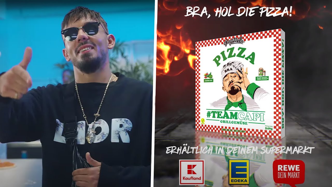 Capital Bra's PIZZA😍 (TEAMCAPI PIZZA GANGSTARELLA)